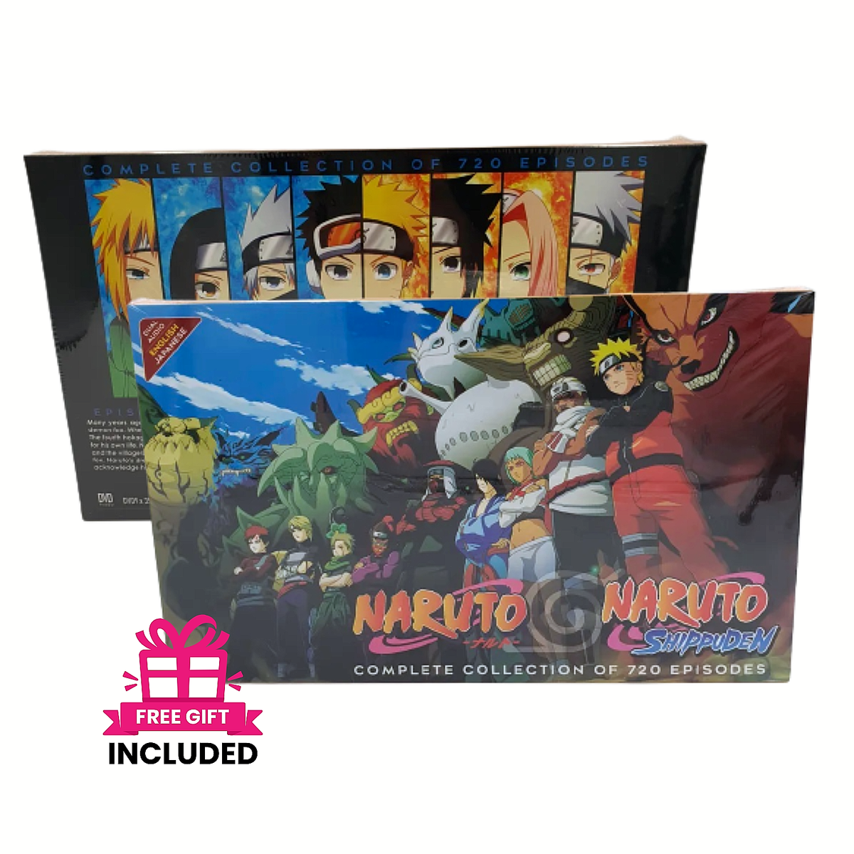 Naruto Naruto Shippuden Complete Boxset DVD 1-720 Episodes