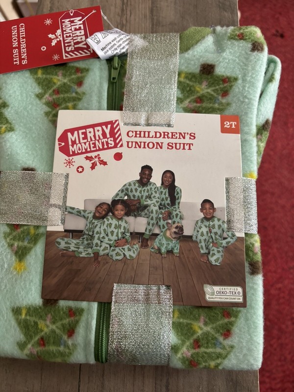 Children’s  Christmas Union Suit Size 2T