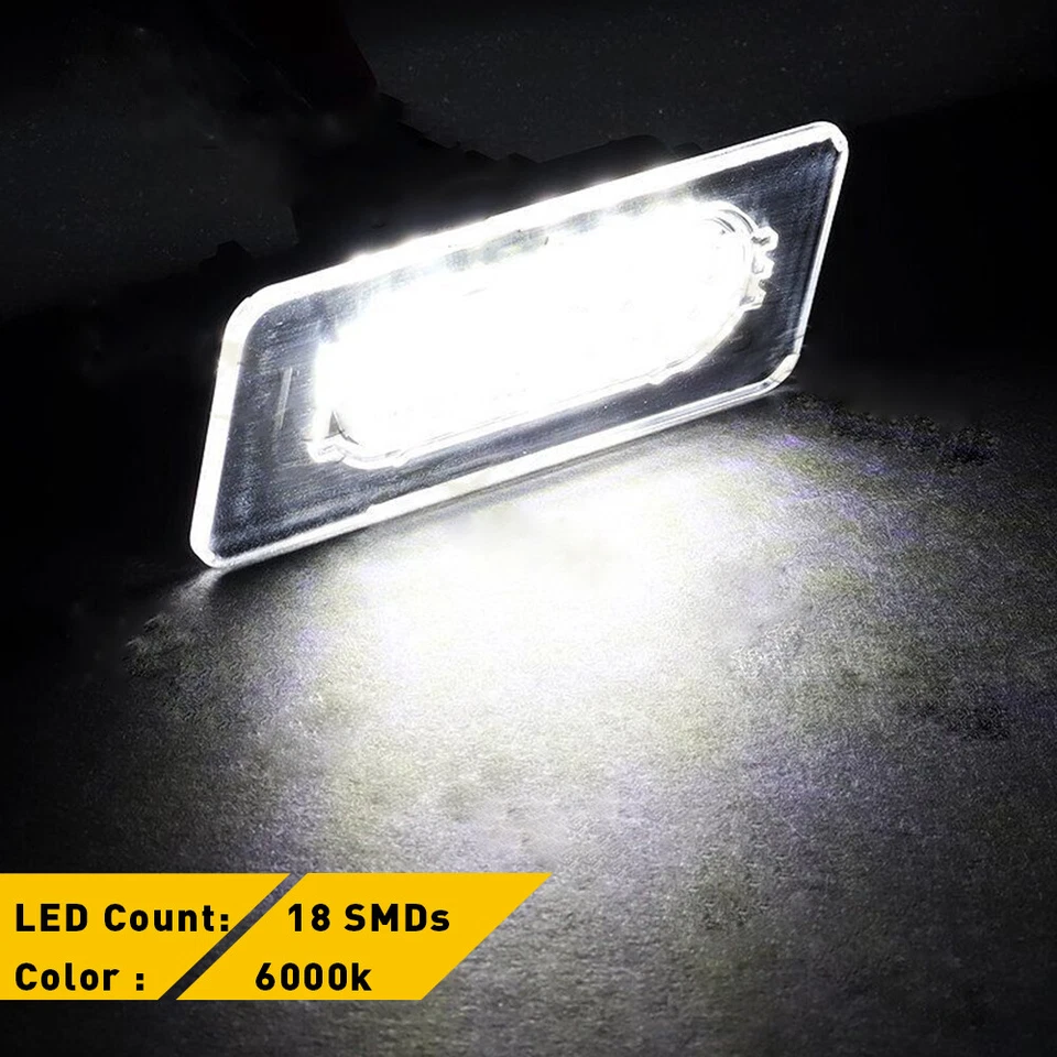 Conjunto de 2 luces LED de matrícula para Toyota Corolla 2014-2019 sedán Foto 2 de 4
