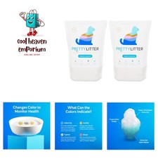 12LB Unscented Crystal Cat Litter, Non-Clumping   Health Monitoring Technology