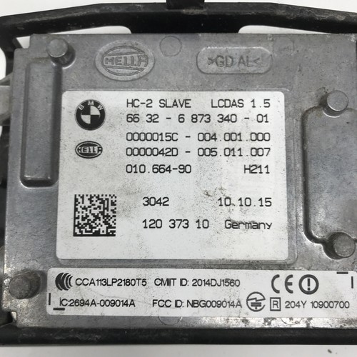 2011-2018 BMW M3 M4 F30 F32 F36 F80 Left Lame Departure Warning Sensor 12037310 - Picture 6 of 6