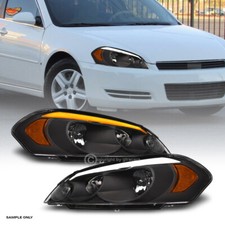 Sequential For 2006-2016 Impalalimited Blk Headlight Wled Tube Bar