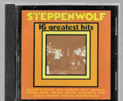 Steppenwolf 16 Greatest Hits CD 1985 REMASTERED
