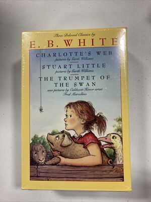 Three Beloved Classics by E.B. White by E. B. White Factory Sealed FREE Shipping