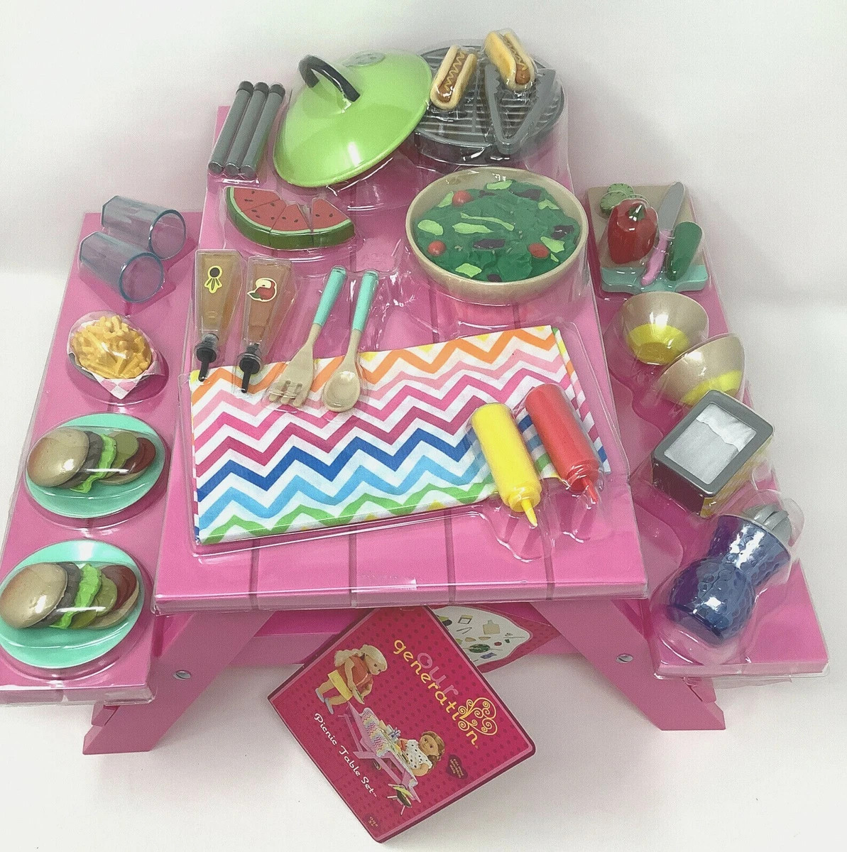 Our Generation Picnic Table and Playset eBay