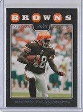 2008 NFL Topps Football Black Variation #'d 30/53 Donte Stallworth Card #160