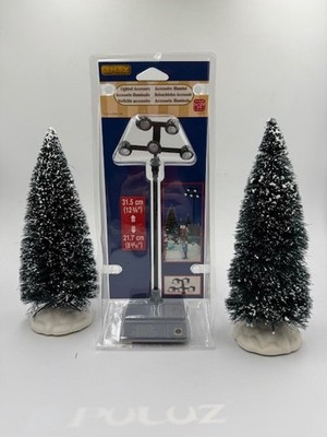 LEMAX 44755 FIELD LIGHTS Lighted Accessory A/C or Battery-Operated Lamps 9'' #4