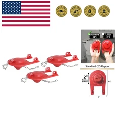 2001TP 2001TP Universal Toilet Tank Flapper 3 Pack -Easy to Install-Long Last...