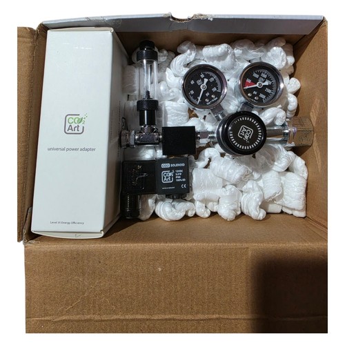 CO2Art Pro-SE Aquarium CO2 Regulator with integrate solenoide- Inline Diffuser