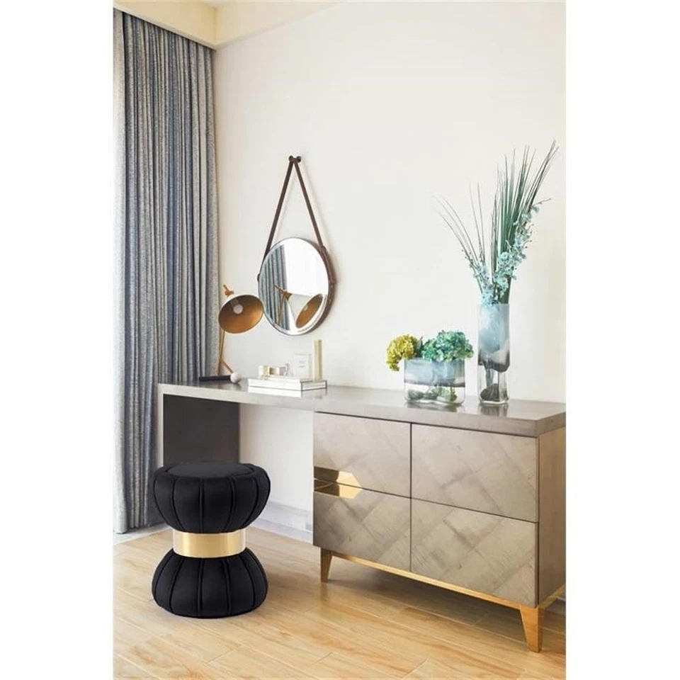 Colección Vino Moderna | Reloj de Arena Tapizado Terciopelo Contemporáneo en Forma de Ott... Foto 2 de 4