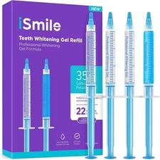Ismile Teeth Whitening Gel Syringe Refill Pack - (3) 3Ml Whitening Gel Syringes,