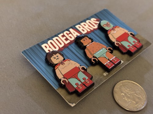 Bodega Bros Nacho Libre 3er Pack Lego Serie Hut Pin Set Esqueleto Luchadors Mängel - Bild 13 von 18