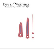 Lancette dell'orologio rosso/blu 9,0 | 14,0 | 14,0 mm
