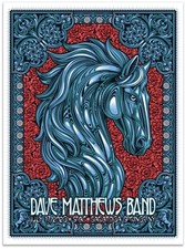 Dave Matthews Band Saratoga Springs NY July 17 2026 Poster SPAC N1 Todd Slater