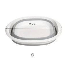 Image of Foldable Multipurpose Basin Collapsible Washing Up Bowl Sink For Camping Travel