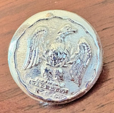 Firmin London Eagle Crest Military Uniform Button British Army Maker Mark