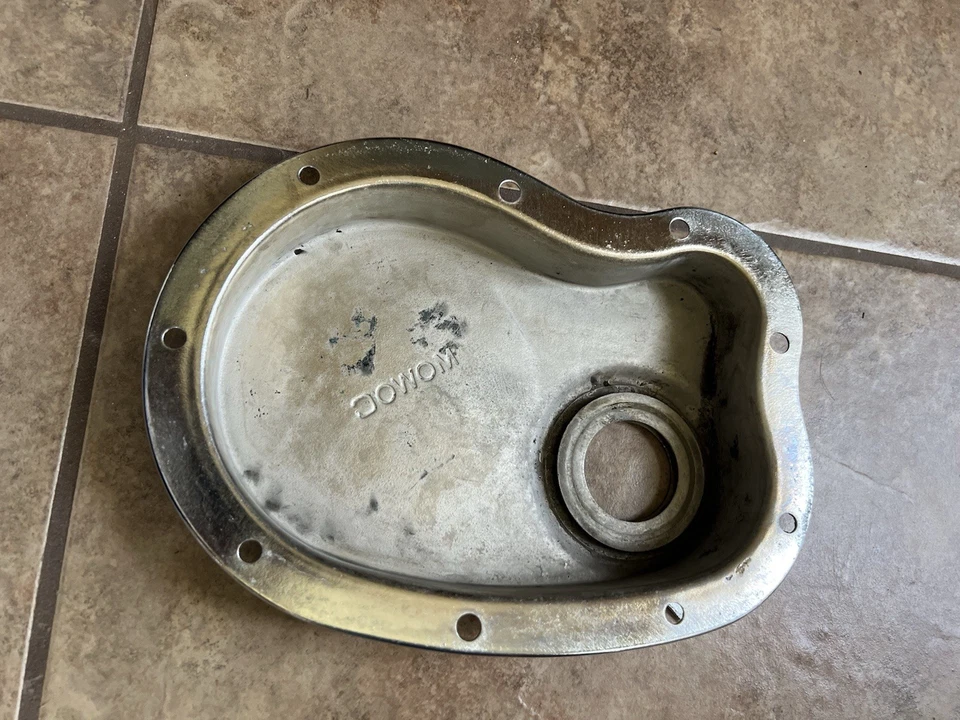 Nash Metropolitan Chrome Plated Parts Timing Chain Cover And Oil Filter Housing Foto 4 de 4