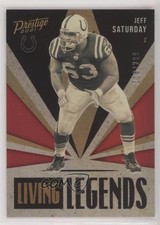 2021 Panini Prestige Living Legends Xtra Points Red 218/299 Jeff Saturday n0c