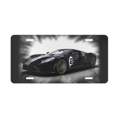 2017 Ford Gt Heritage Edition License Vanity Plate