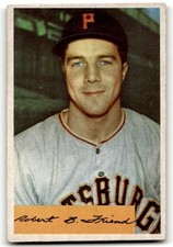 1954 Bowman #43b Bob Friend
