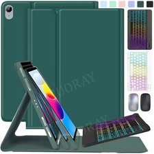 Backlit Keyboard Case Mouse For iPad 8th 9th 10th 11th Gen Air 3 4 5 6 Pro 11''