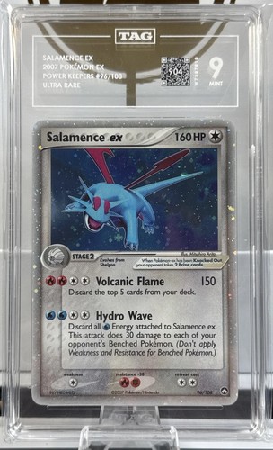 Salamence ex graded TAG 9 for sale on eBay