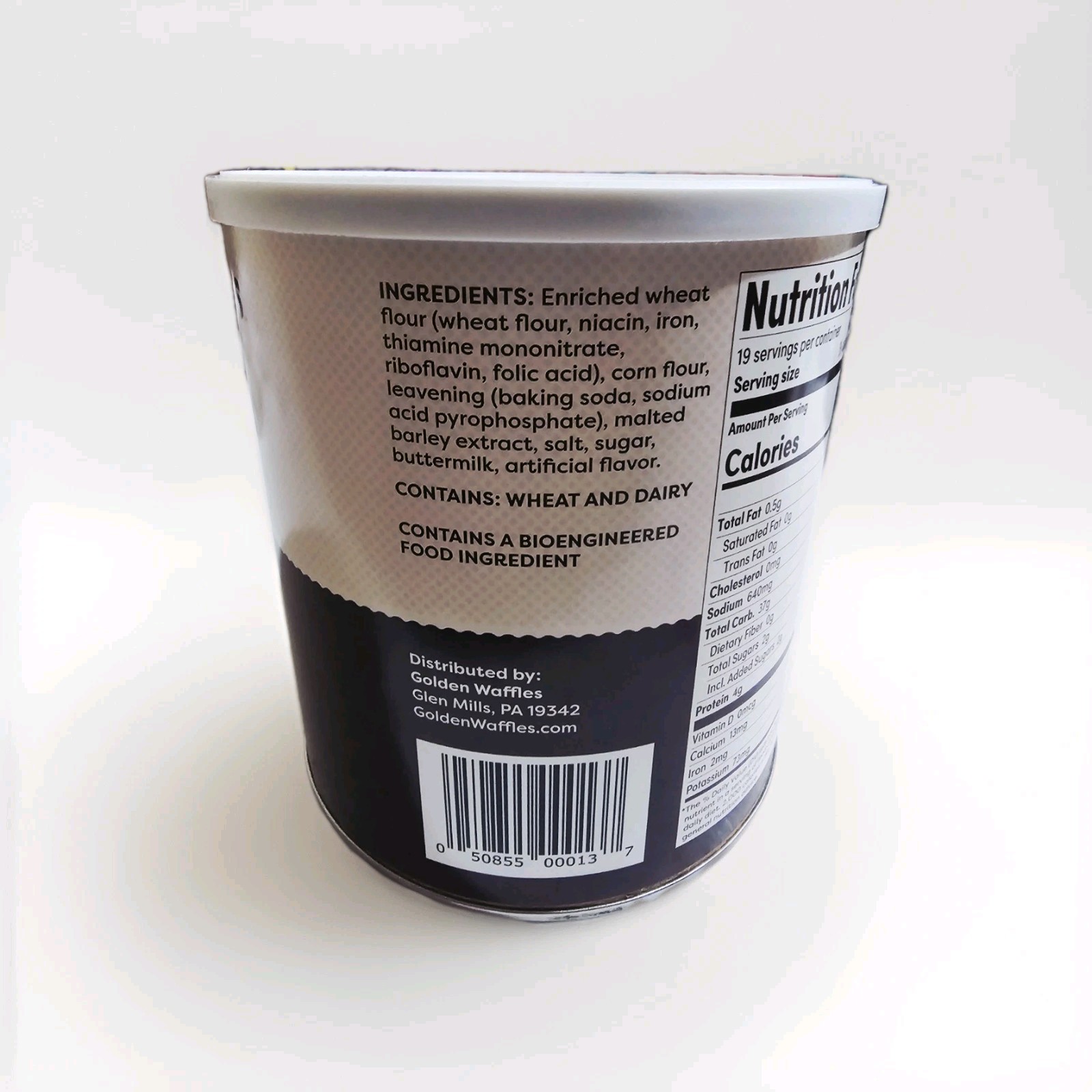 Golden Waffles Pancake & Waffle Mix 33 oz Canister – Carbon’s Golden Malted
