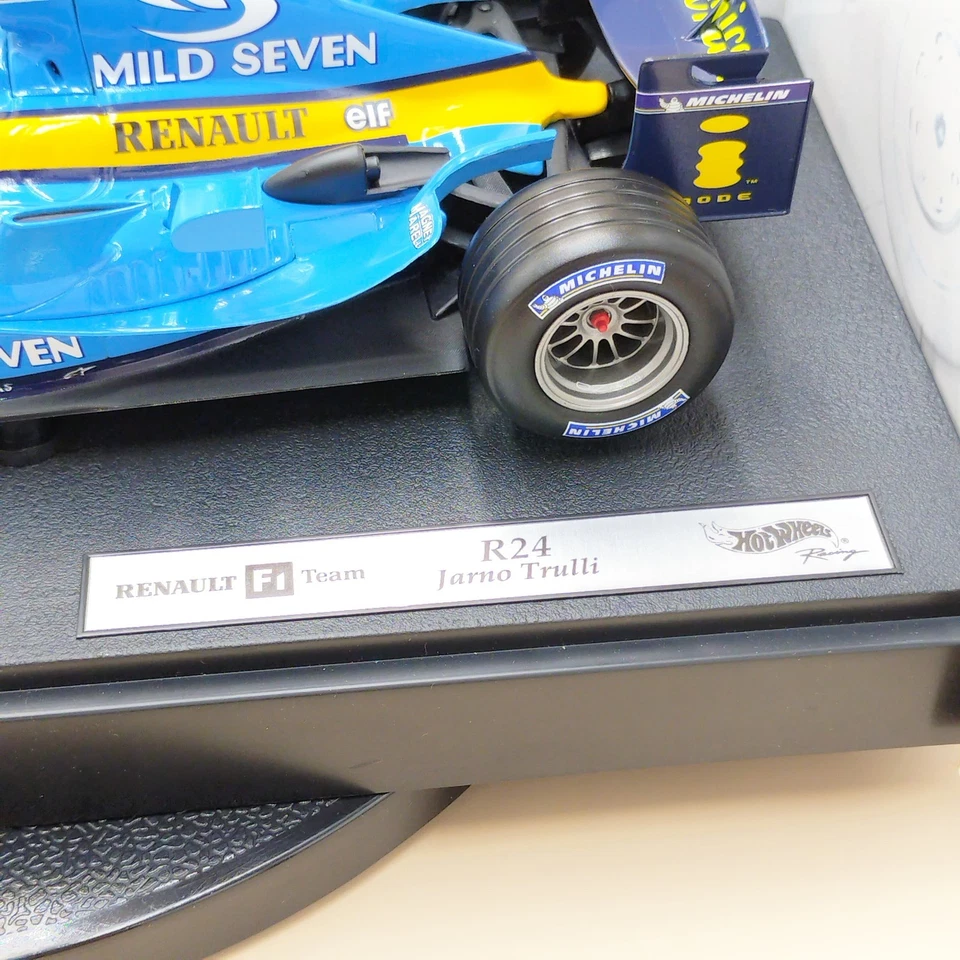 Hot Wheels Racing 1/18 Renault R24 Jarno Trulli #7 MILD SEVEN C7515 decals elf - Image 2 of 4