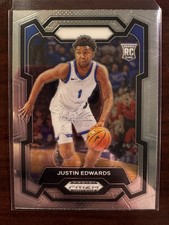 2024-25 Panini Prizm Draft #82 Tidjane Salaun (RC) - Charlotte Hornets