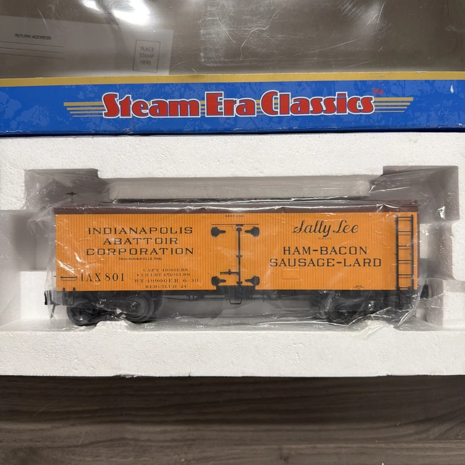 Atlas Steam Era Classics O Gauge Woodside Refrigerator Car Sally Lee #8031-1 - Image 2 of 3