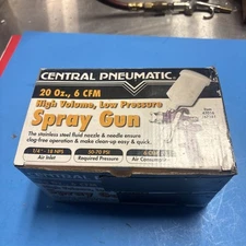 central pneumatic 20oz Hvlp Gravity Feed Spray Gun