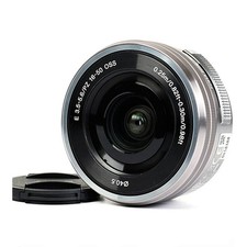 Sony E PZ 16-50mm f/3.5-5.6 OSS Silver Lens E-Mount Power Zoom