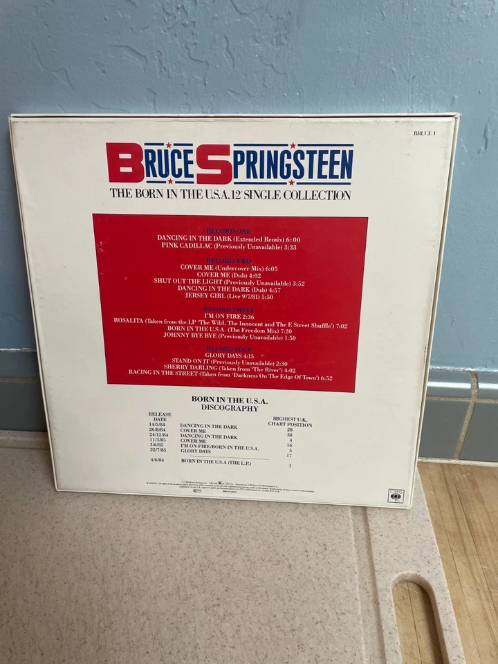 BRUCE SPRINGSTEEN Born In The USA 12" Collection UK BOX SET + Poster Nr-Mint - Image 2 of 4