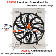 Electric Radiator Fanshroud For 1932 32 Ford Hi Boy Street Rat Rod Chevy Motor
