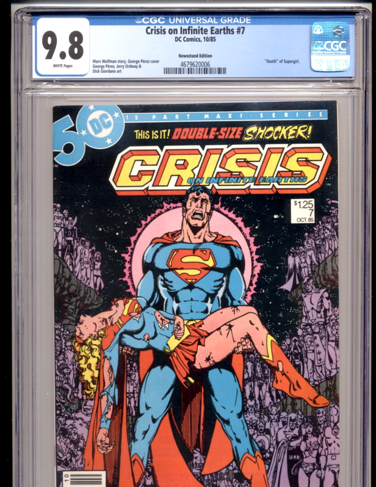 Crisis on Infinite Earths #7 Value - GoCollect
