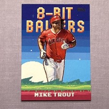 2025 Topps Series 1 Celebration 8-Bit Ballers Mike Trout #8B-2 Angels