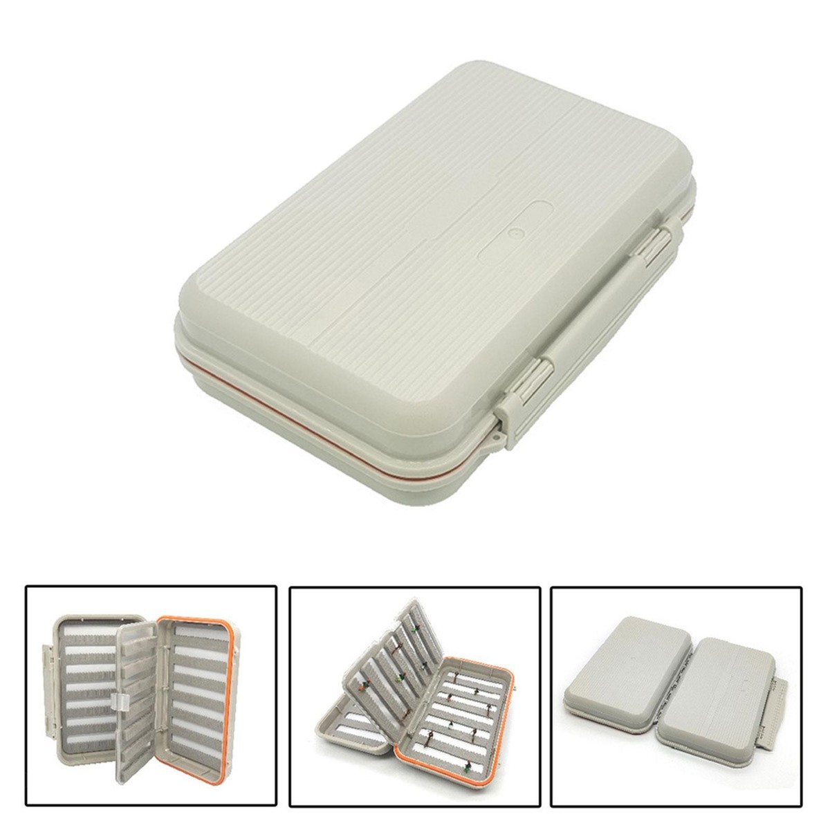 Waterproof Fly Box Fly Holder Container Jig Organization Sided