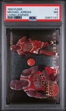 1993 FLEER LIVING LEGENDS #4 MICHAEL JORDAN PSA 7
