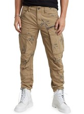 G-Star Mens Rovic Zip 3D Regular Tapered Pants 36W x 32L Safari Banana NWT $180