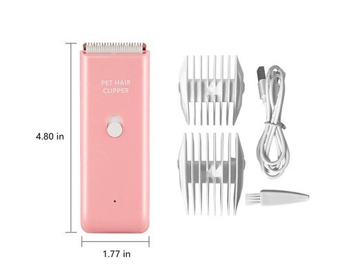 Taglia Cani,Silenzioso Lavabile USB Ricaricabile Senza Fili Kit Toelettatura Cani,Elettrico... - Foto 2 di 5