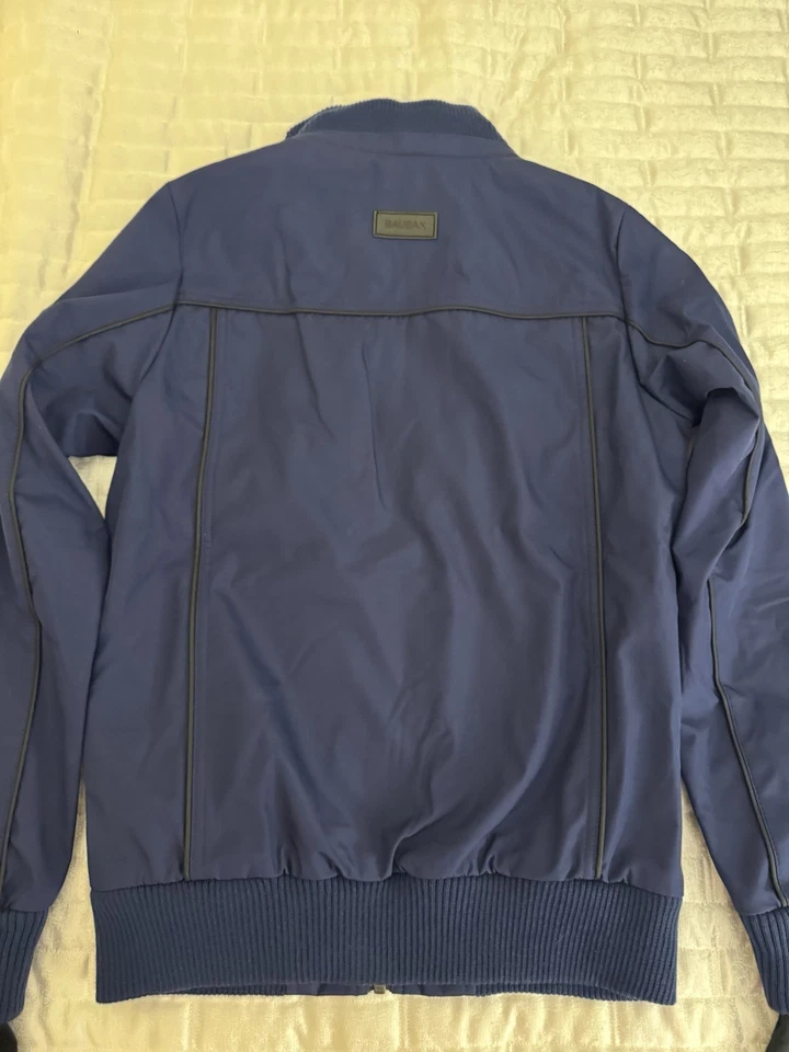 Chaqueta Bomber Baubax Para Mujer Azul Marino Talla XS Cremallera Completa Bolsillos Forrada Manga Larga Foto 2 de 4