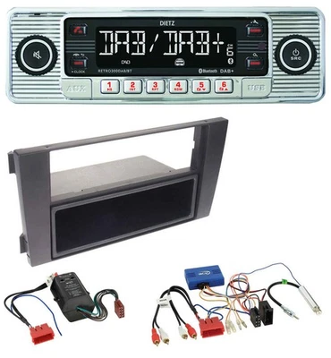 Dietz Bluetooth CAN-Bus DAB USB Autoradio für Audi A6 Vollaktiv 2001-2005 schwar - Bild 1 von 4