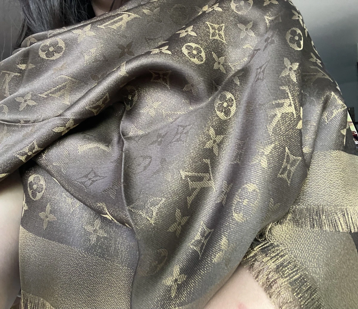 Louis Vuitton Brown Silk Scarves & Wraps for Women for sale - eBay