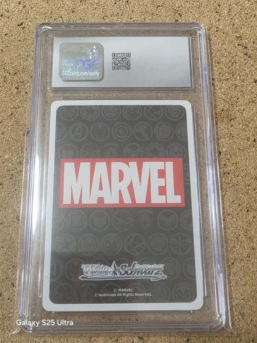 WEISS SCHWARZ CGC GEM MINT 10 MARVEL VOL.2 CAPTAIN AMERICA S113-082SP GOLD FOIL - Picture 2 of 2