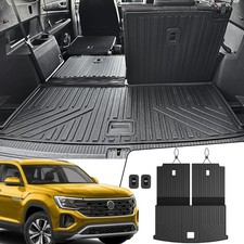 Cargo Mat with Backrest Mats for Volkswagen VW Atlas 2018-2025 2026 Car Mat