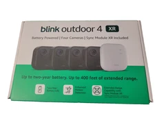 New Blink Outdoor 4 Sync Module XR HD Smart Security Wireless - 4 Camera System