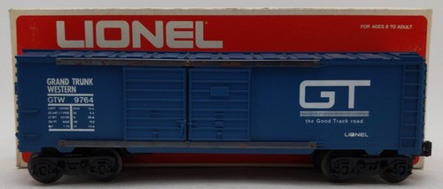 Lionel 6-9764 calibre O Grand Trunk Western Boxcar/Caja | Condition: Used