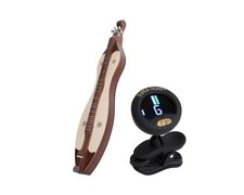 Mountain Dulcimer 4-string Vaulted Knotwork  Snark Clip-on Tuner