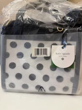 Kate Spade New York - Target Polka Dot Knit Crossbody Bag Black and White