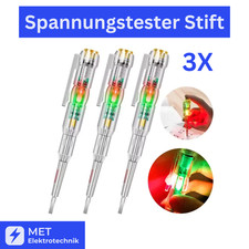 3er Set Non-Contact Spannungstester 70-250V LED Pen Elektriker